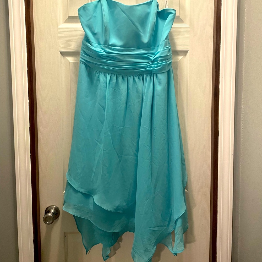 Blue Alfred Angelo Bridesmaid Dress. Size 6.